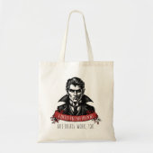 Tote Bag J'Ai Besoin D'Halloween Vampire De Sang Frais (Devant)