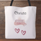 Tote Bag "J'ai commencé à construire ma vie autour des chap