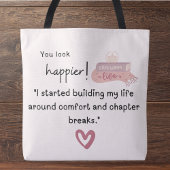 Tote Bag "J'ai commencé à construire ma vie autour des chap