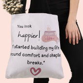 Tote Bag "J'ai commencé à construire ma vie autour des chap