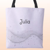 Tote Bag J'ai commencé à méditer, avec de l'améthyste.