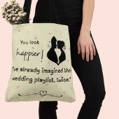 Tote Bag J'ai déjà imaginé leur playlist mariage deux fois