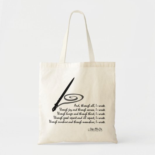 Tote Bag J'Ai Écrit (Devant)