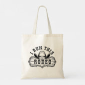 Tote Bag J'Ai Exécuté Ce Rodéo (Dos)