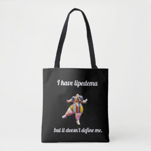 Tote Bag "J'ai le lipedema mais il ne me définit pas" bl