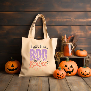 Tote Bag J'ai mis le boo dans boujee Retro Halloween Super