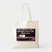 Tote Bag J'Ai Mon Café (Devant)