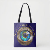 Tote Bag J'ai mon troisième oeil sur toi (Devant)