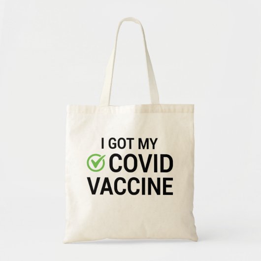 Tote Bag J'Ai Mon Vaccin COVID (Devant)