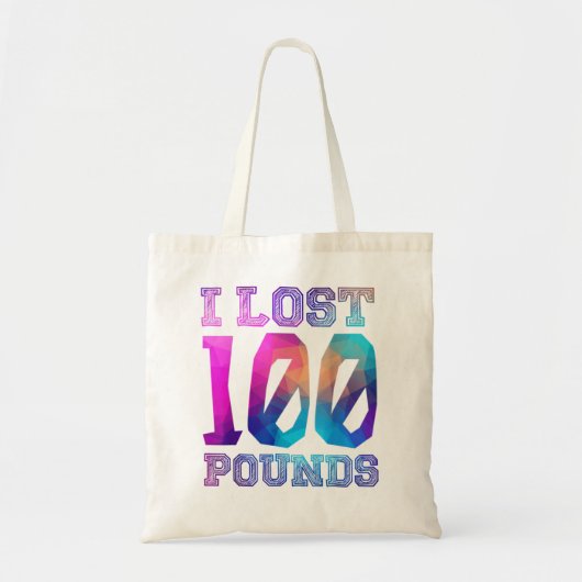 Tote Bag J'Ai Perdu 100 Livres - Fier Faire-part Weightloss (Devant)