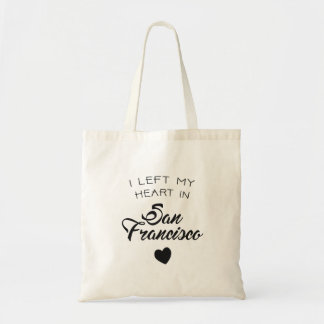 Tote Bag J'ai quitté mon coeur à San Francisco