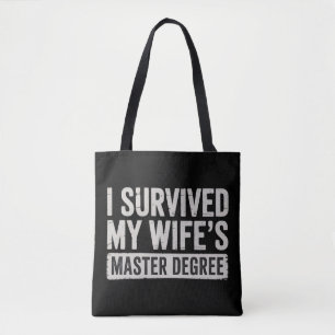 Tote Bag J'ai survécu au cadeau de remise des diplômes de m