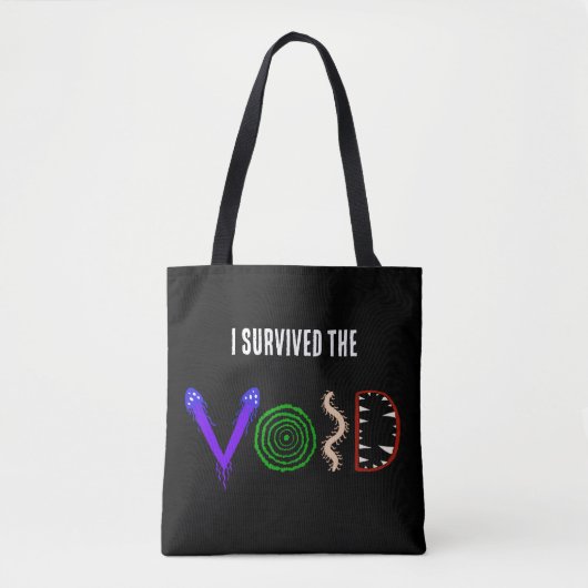 Tote Bag J'ai survécu au vide (Devant)