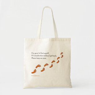 Tote Bag J'ai trouvé des totes d'empreinte