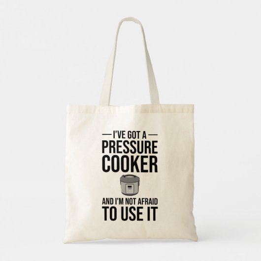 Tote Bag J'ai un cuisinier sous pression (Dos)