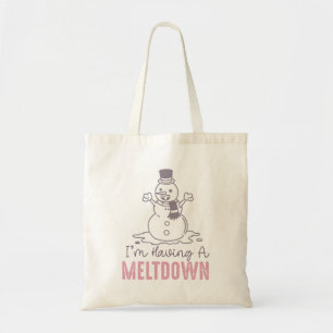 Tote Bag J'ai une fonte - Drôle Snowman Design