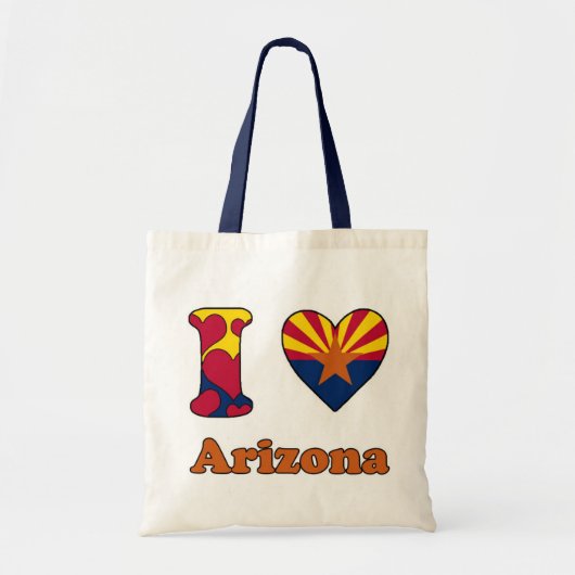 Tote Bag J'aime Arizona (Devant)