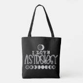 Tote Bag J'aime Astrologie Phases Sun & Moon (Dos)
