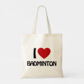 Tote Bag J'aime Badminton (Dos)