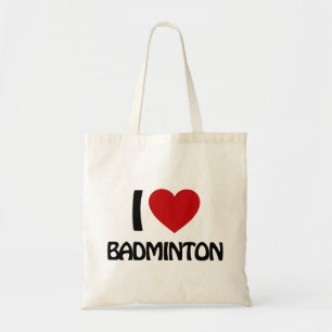 Tote Bag J'aime Badminton
