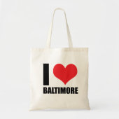 Tote Bag J'aime Baltimore (Devant)