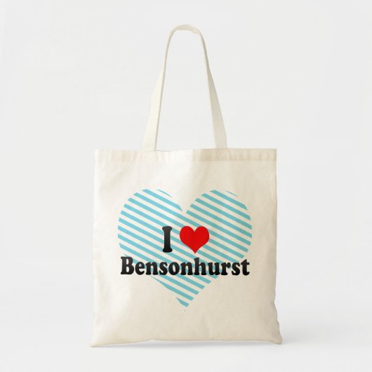 Tote Bag J'aime Bensonhurst, Etats-Unis (Devant)