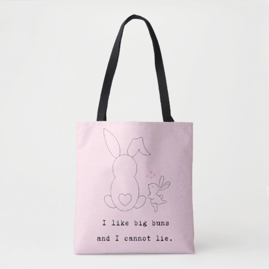 Tote Bag J'Aime Big Bun(nies) (Devant)