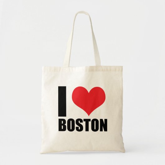 Tote Bag J'aime Boston (Devant)