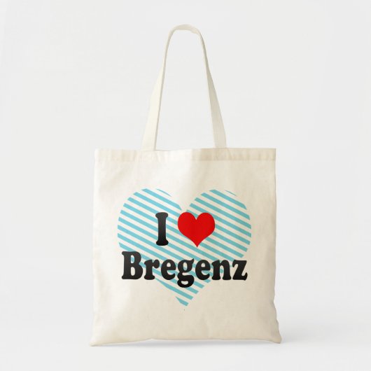 Tote Bag J'aime Bregenz, Autriche (Devant)