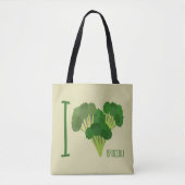 Tote Bag J'aime Brocoli (Devant)