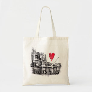 Tote Bag J'aime Buenos Aires. Buenos Aires