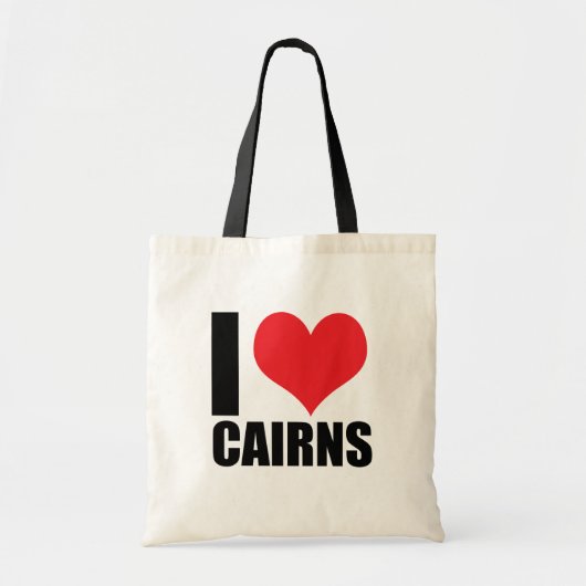 Tote Bag J'aime Cairns (Devant)