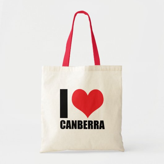 Tote Bag J'aime Canberra (Devant)