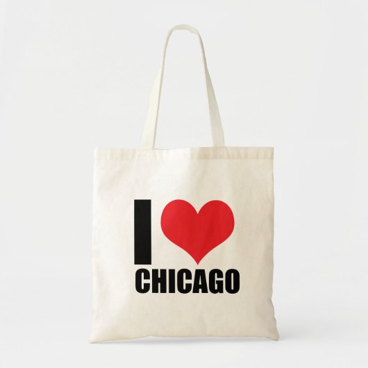 Tote Bag J'aime Chicago (Devant)