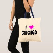 Tote Bag J'aime Chicago (Devant (produit))
