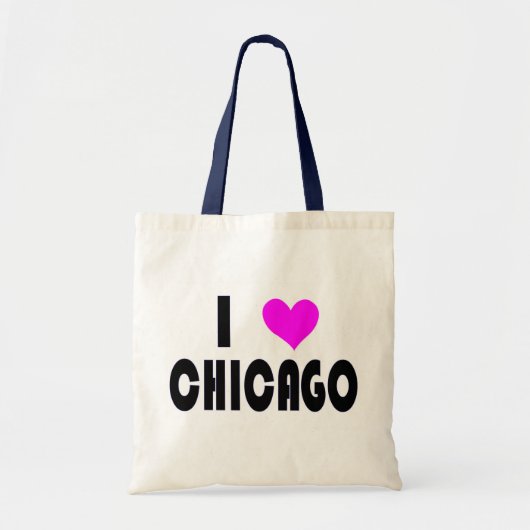 Tote Bag J'aime Chicago (Devant)