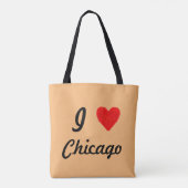 Tote Bag J'aime Chicago (Dos)
