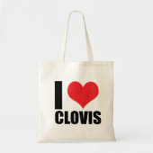 Tote Bag J'aime Clovis (Devant)