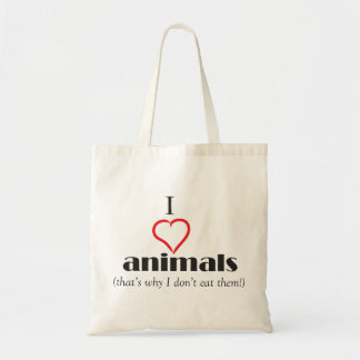 Tote Bag J'aime des animaux