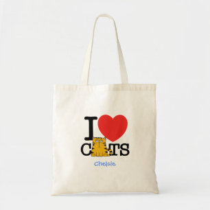 Tote Bag J'aime des chats