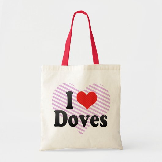 Tote Bag J'aime des colombes (Devant)
