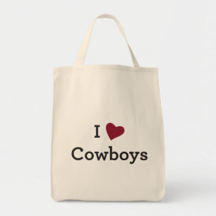 Tote Bag J'aime des cowboys