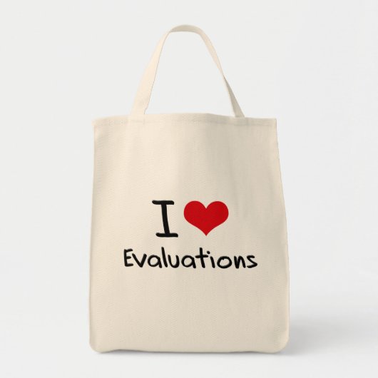 Tote Bag J'aime des évaluations (Devant)