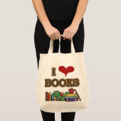Tote Bag J'aime des livres (Devant (produit))