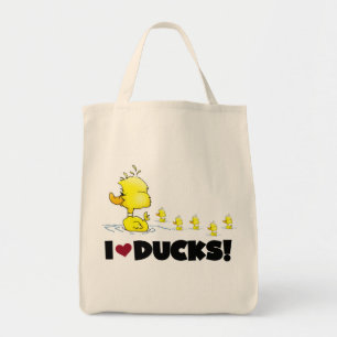 Tote Bag J'aime des T-shirts et des cadeaux de canards