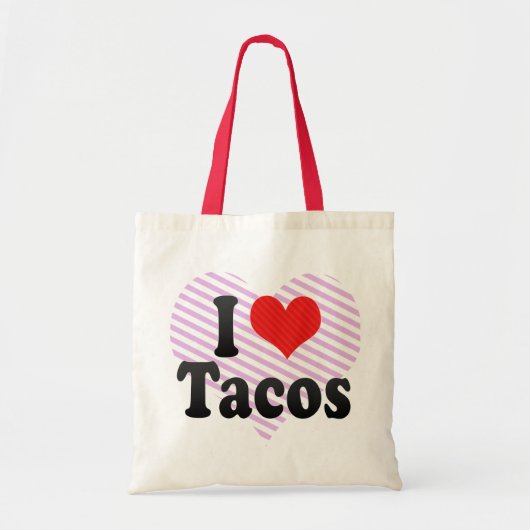 Tote Bag J'aime des tacos (Devant)