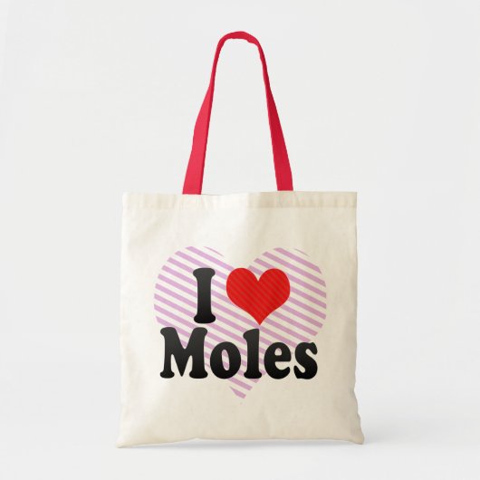 Tote Bag J'aime des taupes (Devant)