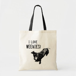 Tote Bag J'aime des Weenies Fourre-tout