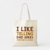 Tote Bag J'Aime Dire À Papa Des Blagues (Dos)