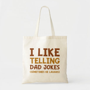 Tote Bag J'Aime Dire À Papa Des Blagues